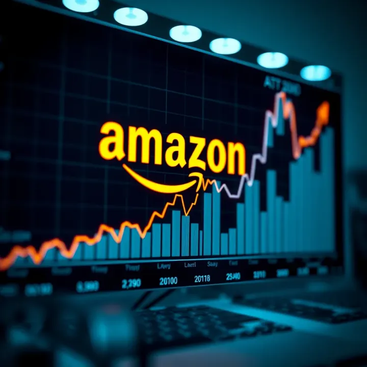 Graph depicting Amazon's financial performance trends and its impact on the ecommerce market in Pakistan