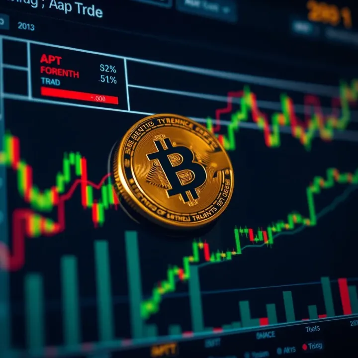 Chart depicting analytical methods used in forecasting Apt cryptocurrency trends