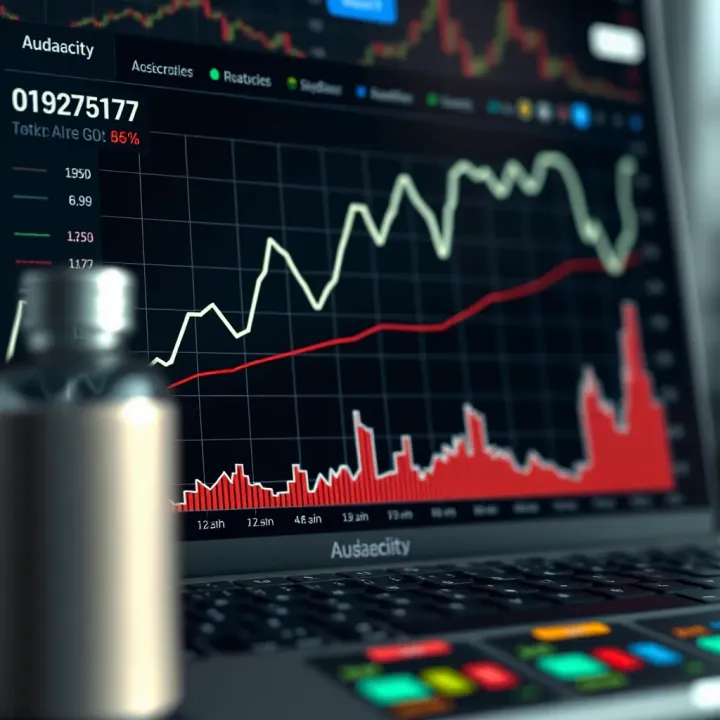 Graph showing growth trends and investment portfolio of Audacity Capital