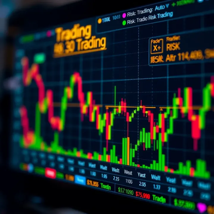 Graph depicting trading strategies and risk management elements integrated in automated trading setups