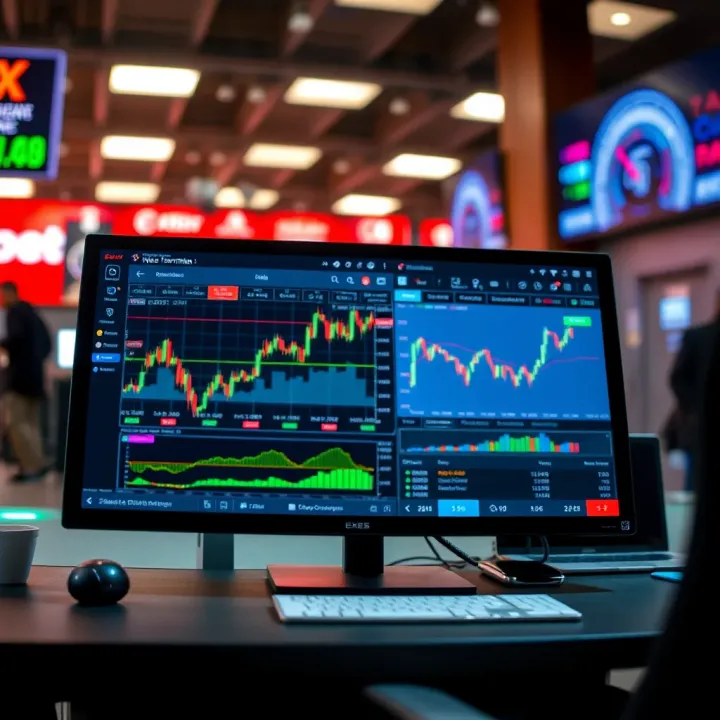 Exness Web Terminal Trading Interface Overview User interface of Exness Web Terminal displaying trading charts and order management tools
