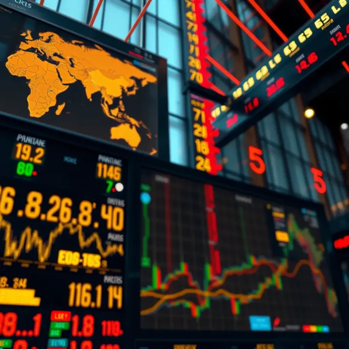 Global Market Influence on Pakistan's Gold Trading Hours Global stock market clocks showing the influence of international markets on Pakistan's gold prices